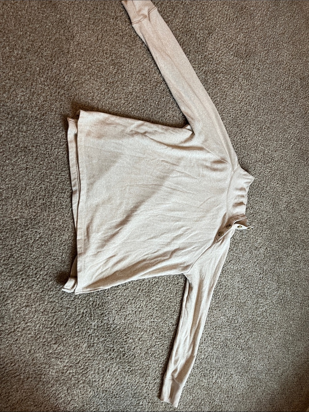 J. Crew Cream Button-Up Sweater